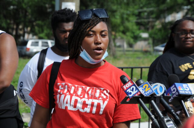 Youth group demands city resources to curb violence