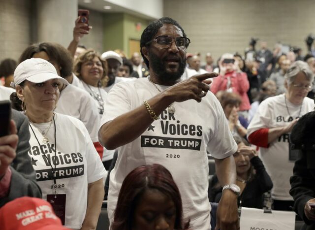‘Conservative’ versus Republican: Blacks backing Trump seek support for a largely rejected president and party