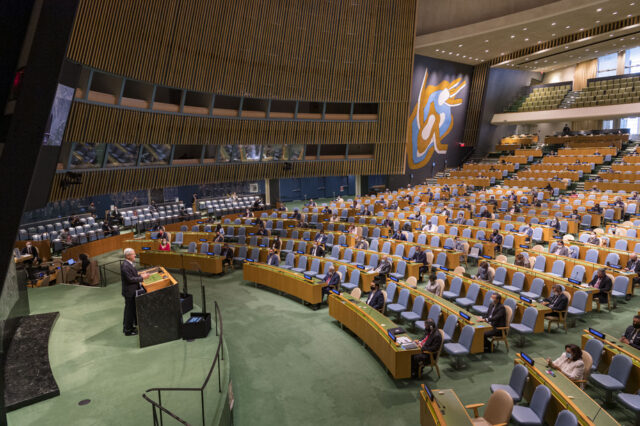 Covid-19’s global disruption takes center stage at UN General Assembly