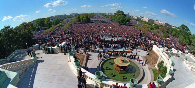 From one million men to marches for the masses