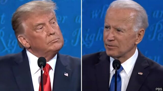 A pivotal election for a country in crisis Final Presidential Debate between Donald Trump and Joe Biden. Photo: MGN Online