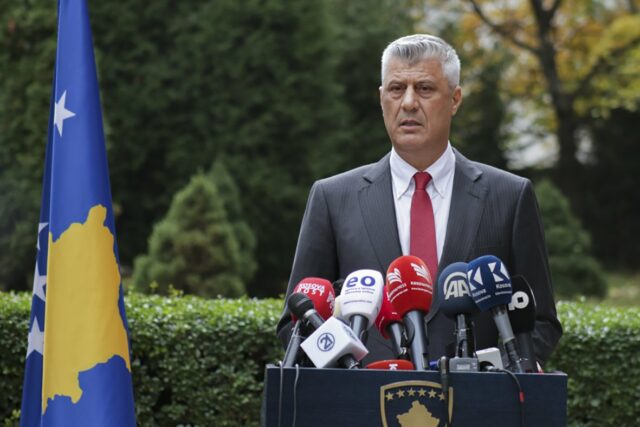 Kosovo’s president resigns to face war crimes charges
