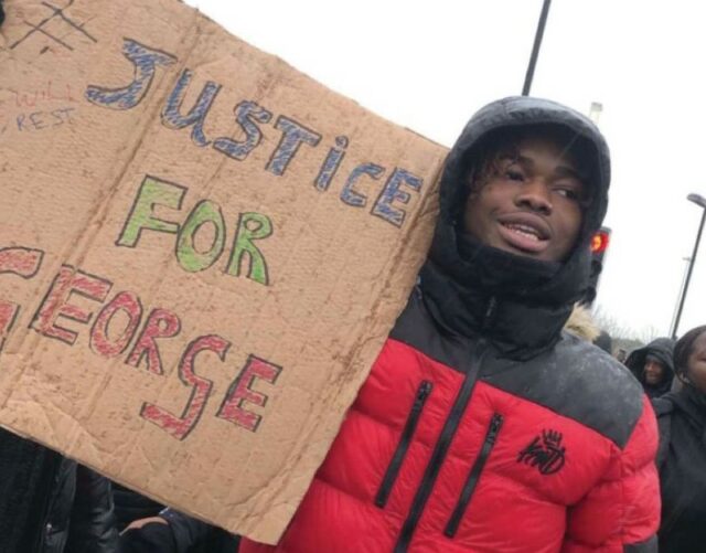 Made famous after the death of a Black man in America, the cry rises after police killing of a Black man in Ireland