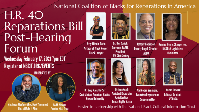 ‘A reckoning, a healing:’ Congressional hearing, proposed legislation focus on reparations study