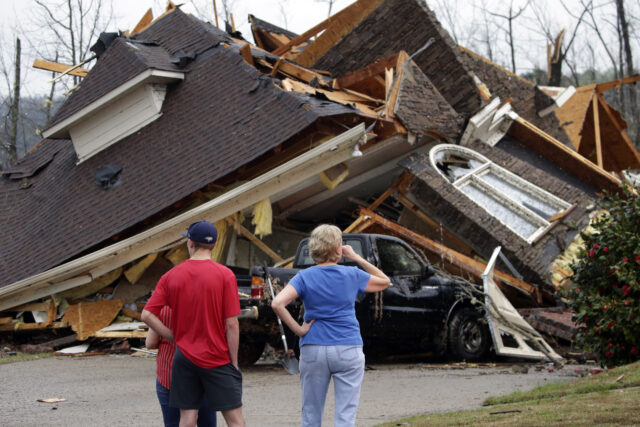 Deadly tornados and flooding strike South