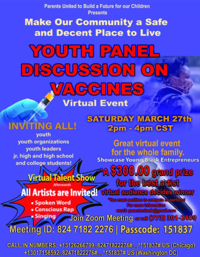 Upcoming March 27 youth forum focuses on experimental Covid-19 vaccines