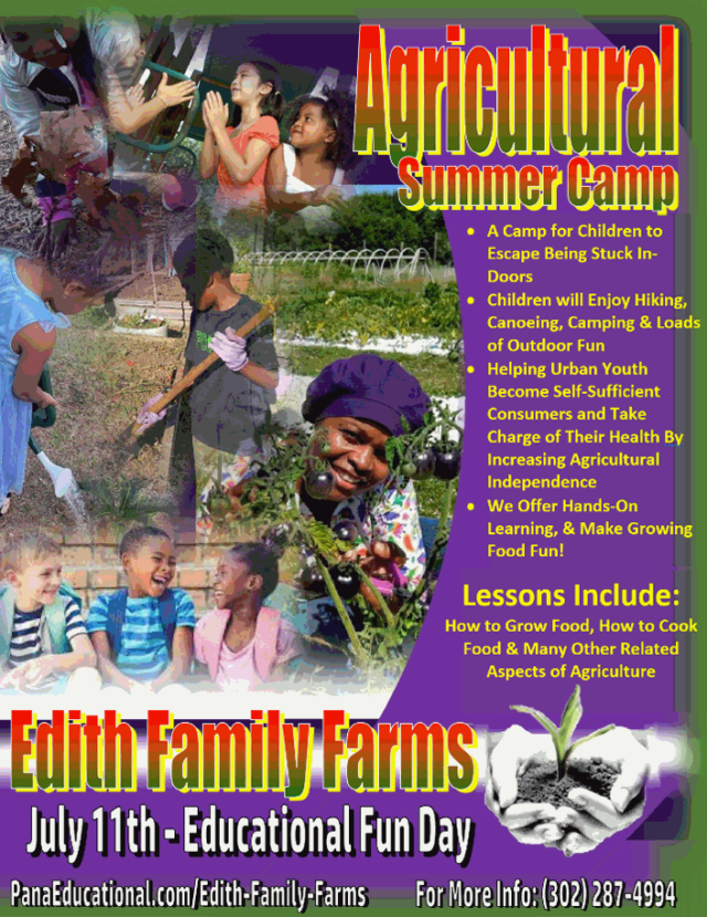 Agriculture Educational Fun Day at Edith Family Farms, July 11