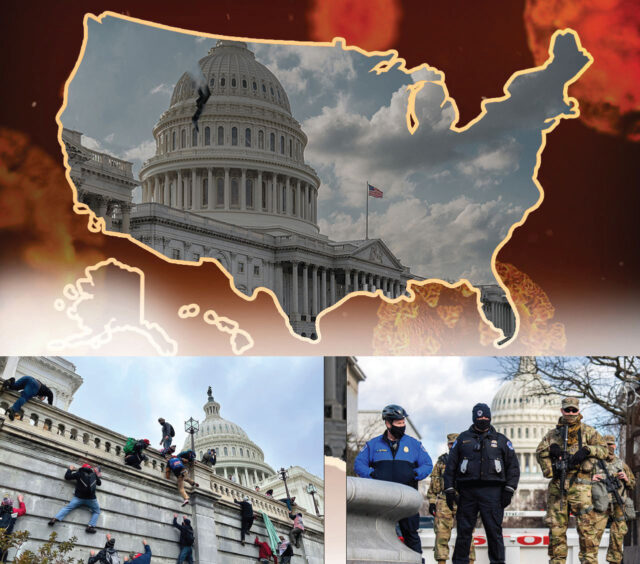 The fall of America amid division, destruction, and death