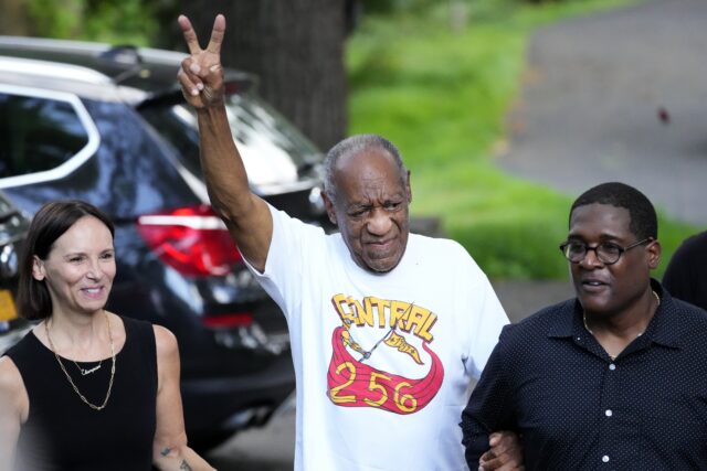 Cosby comes home as state high court overturns a controversial conviction