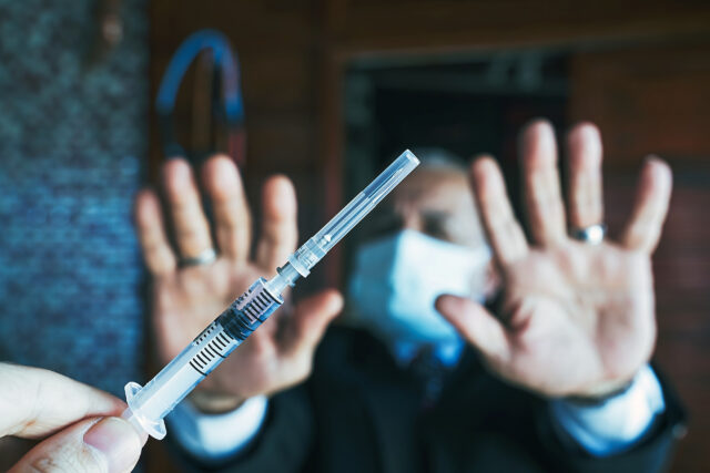 Coercion, force, intimidation Federal government, major corporations, institutions force use of experimental vaccines