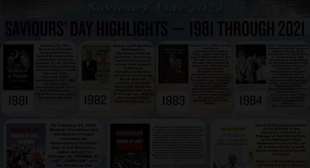 Saviours’ Day Highlights – 1981 Through 2021