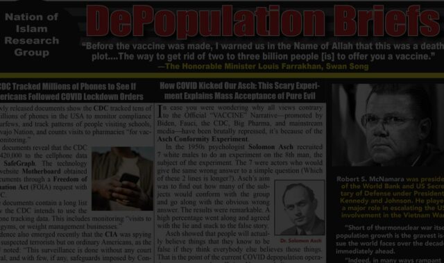 DePopulation Briefs – FCN4133