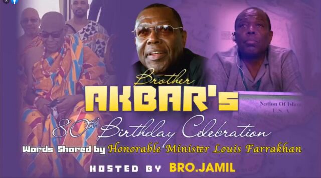 Celebrating 80 years of Life, Legacy and Lessons Birth anniversary celebration honors Akbar Muhammad as Nation’s ‘recording angel’