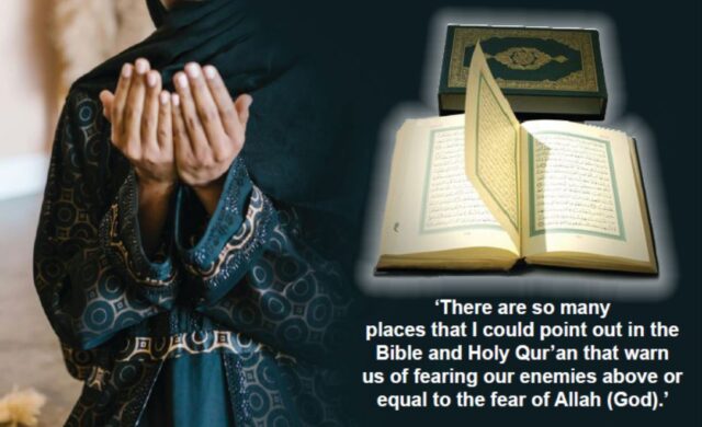 Submit to Allah (God) and Fear Not