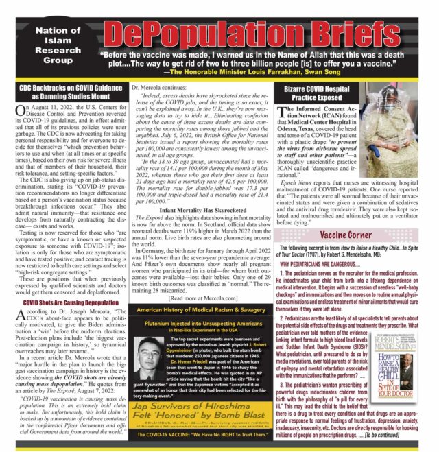 DePopulation Briefs – FCN4149