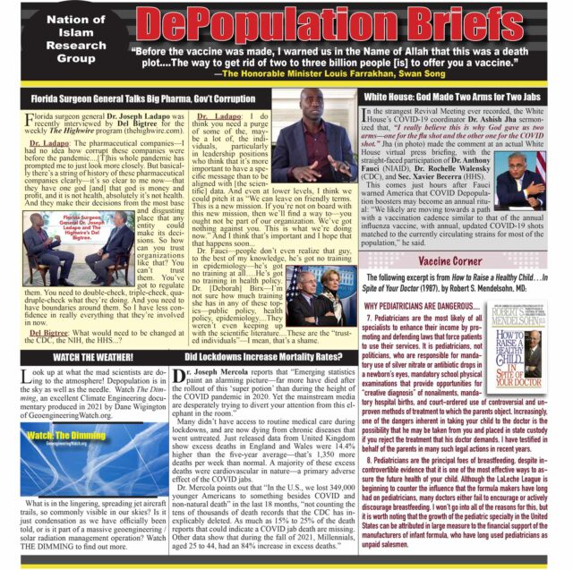 DePopulation Briefs – FCN4150