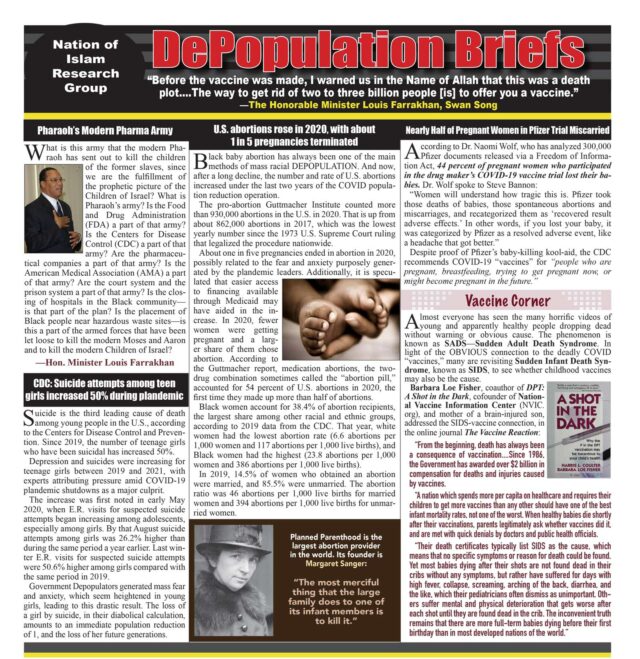 DePopulation Briefs – FCN 42-01