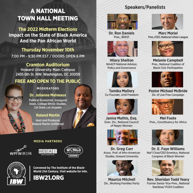 Post-midterm election town hall held at Howard University