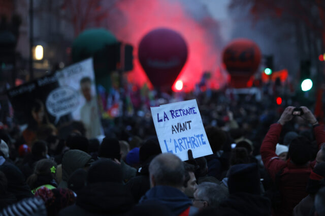 French workers join strikes against Macron’s pension reform plan