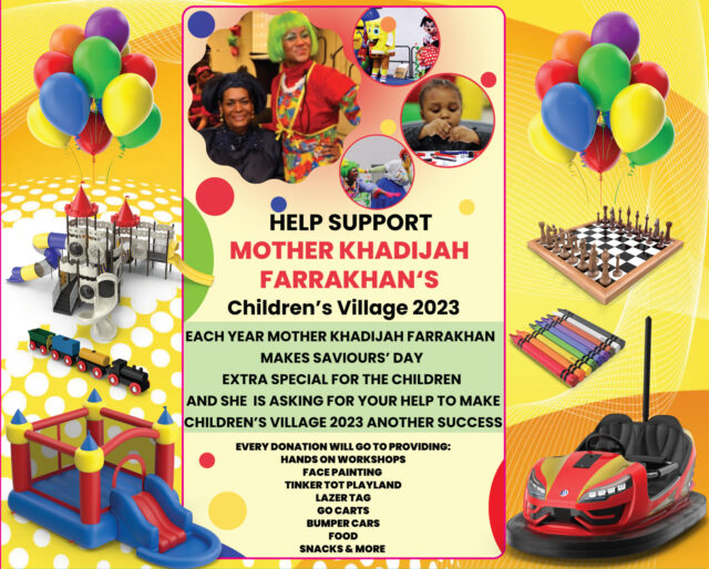 Support Mother Khadijah Farrakhan’s Children’s Village!