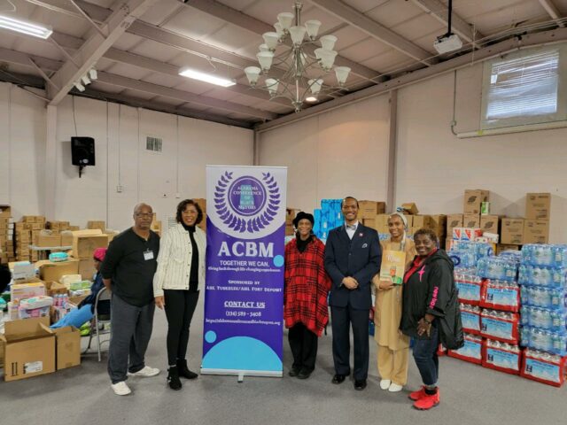 Volunteers from the Nation of Islam and community groups help in Selma recovery effort