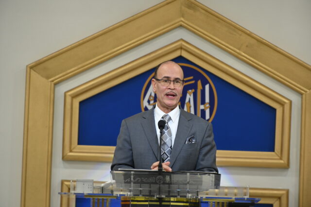 Student Minister Ishmael Muhammad shares message of encouragement