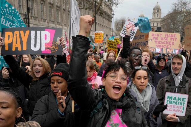 ‘Walkout Wednesday’: UK hit by biggest day of strike action in a decade