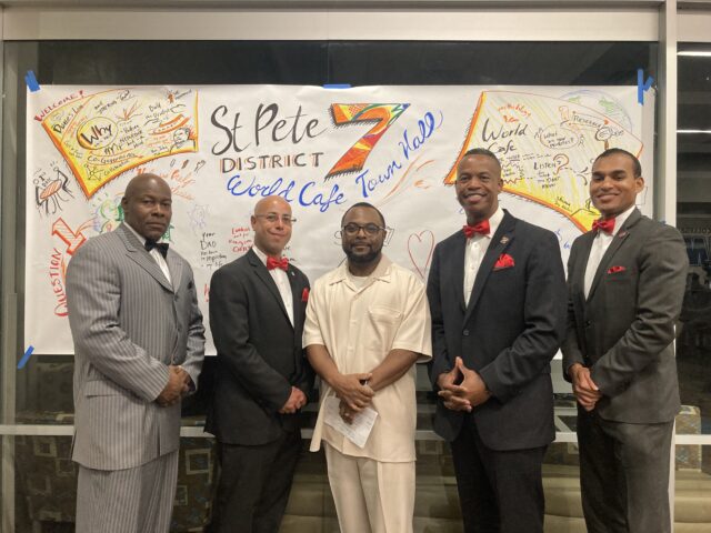 City Councilman John Muhammad hosts town hall in St. Petersburg, Fla.
