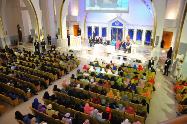Audience impacted by a message of rebirth, renewal and love