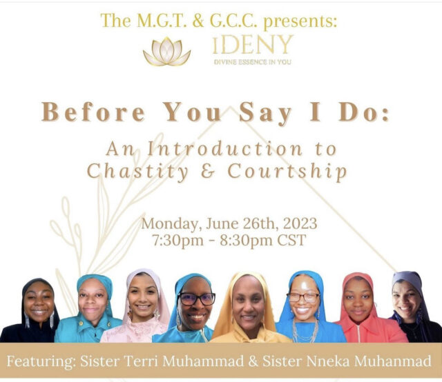 Chastity: A matter of national security Sisters of iDENY host online event for women and girls