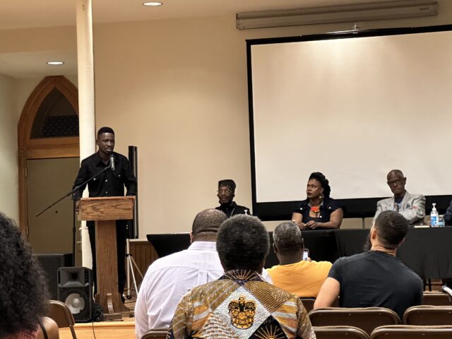 Ugandan presidential candidate speaks in D.C.