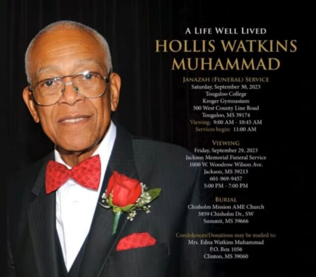 Remembering Hollis Watkins Muhammad, a Nation of Islam and civil rights pioneer