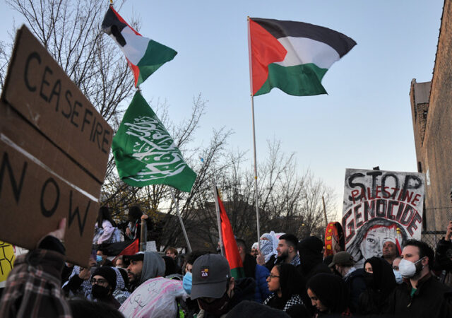 Protesters respond to call to ‘Shut It Down for Palestine’
