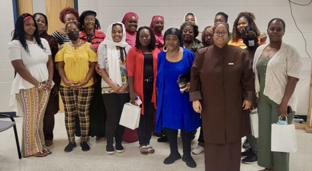A community meet and greet in North Carolina