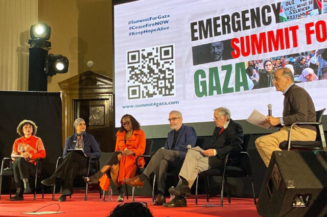 Emergency Summit For Gaza calls for ceasefire
