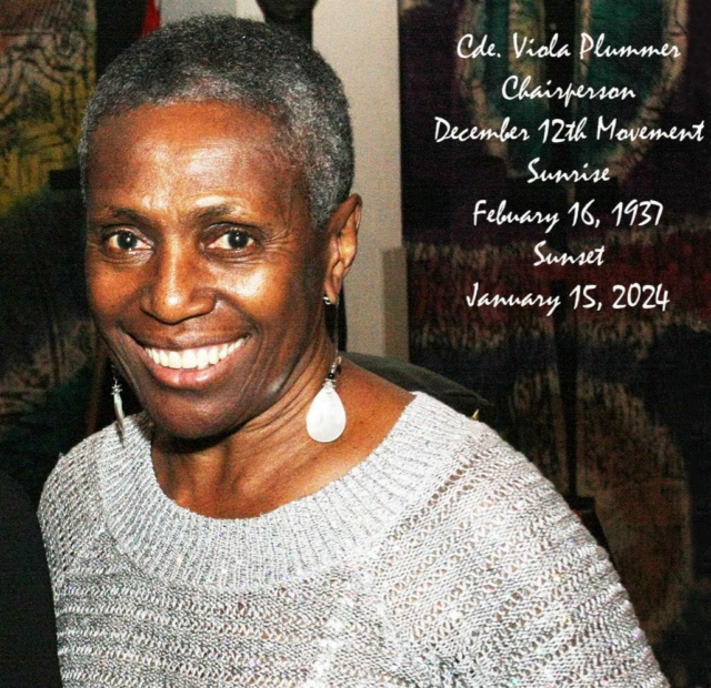 Letter from Minister Louis Farrakhan on Viola Plummer