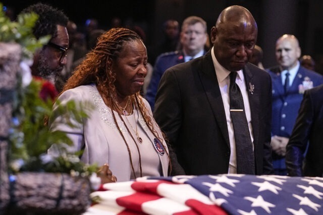 ‘He was the gift that kept on giving’ U.S. airman killed by sheriff’s deputy laid to rest and family vows to fight for justice