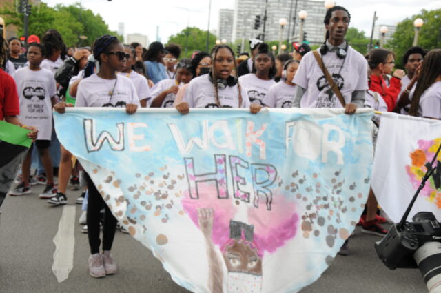 Chicago youth march for missing, murdered Black women and girls