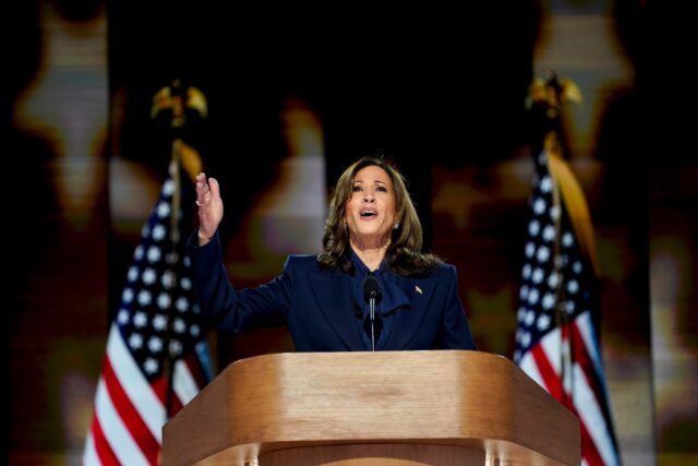 V.P. Kamala Harris accepts party’s nomination