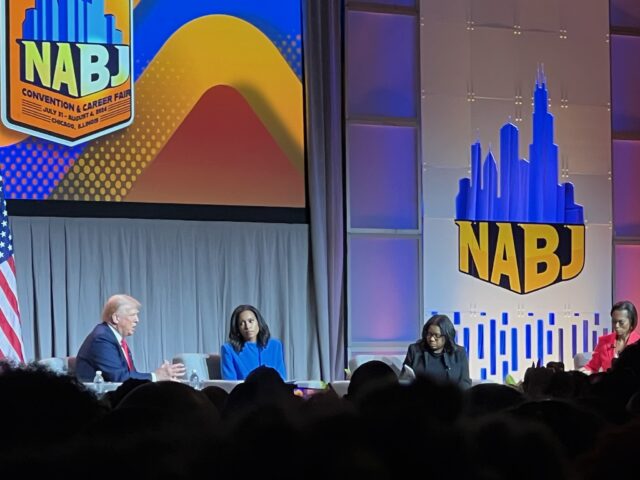 Former President Trump’s appearance at NABJ convention, contentious