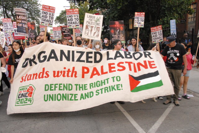 Demonstrations at DNC focus on justice for Palestinians