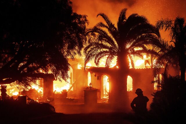 America ablaze with fires raging on the East and West Coasts