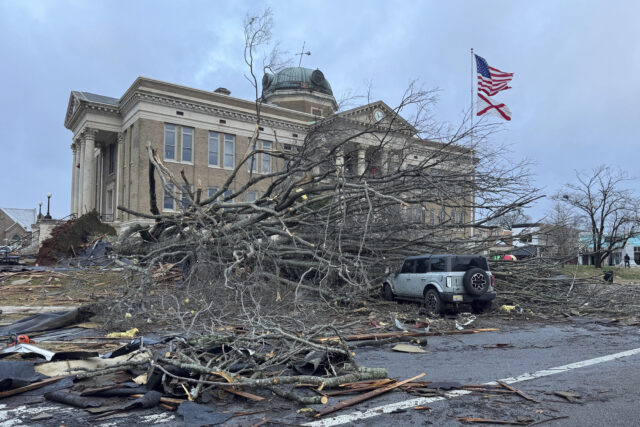 Southerners are cleaning up from tornadoes that swept the region