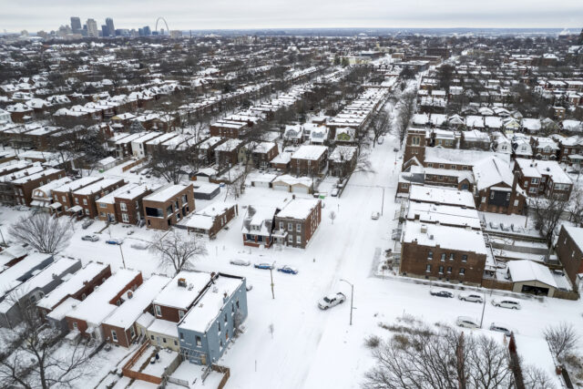 Ice, frigid temperatures blanket parts of the Midwest and South