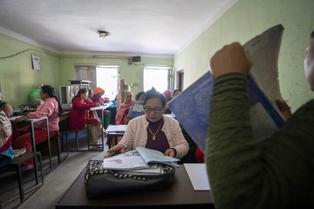 Older women in Nepal are learning how to read and write