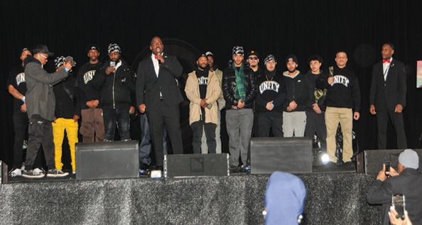 Youth enjoy a special night at hip hop talent show