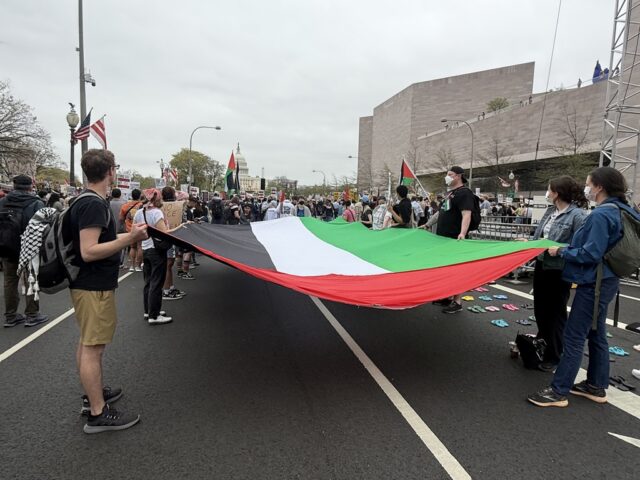 Thousands gather in D.C. for ‘Stop the Genocide’ march and to support student protesters