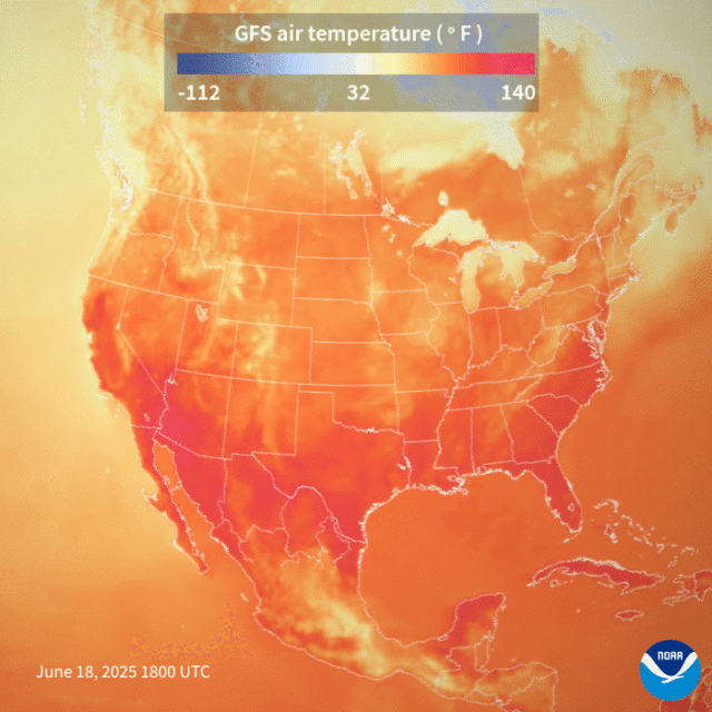 Heatwave bakes nearly half of the United States