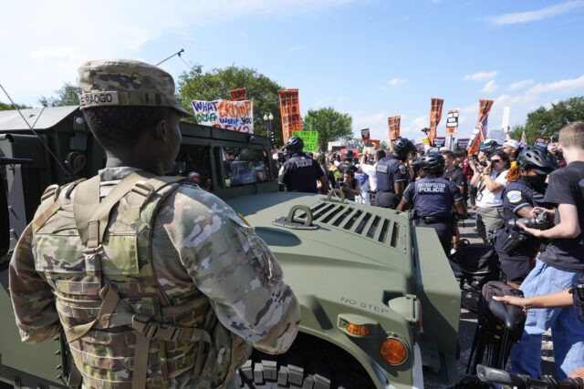 D.C. residents protest National Guard deployment in city