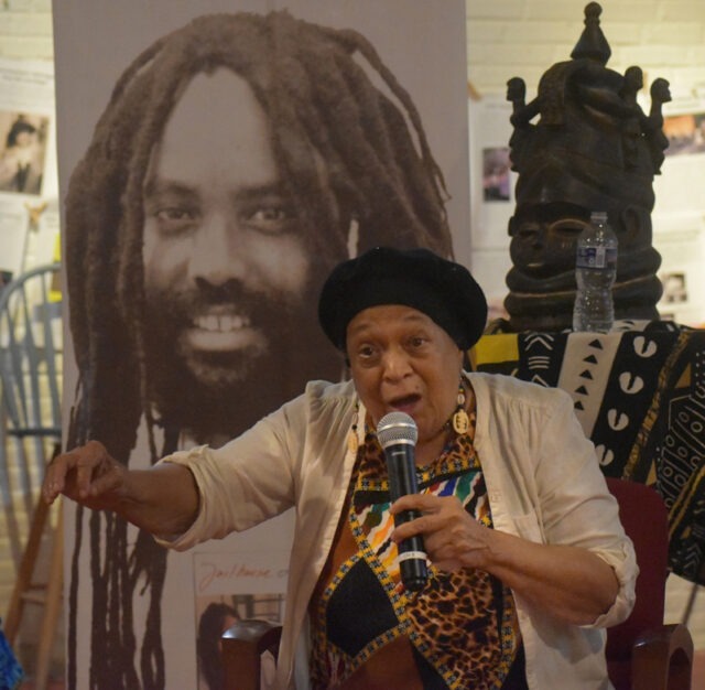 Pam Africa leads community forum on media oppression, power, organizing